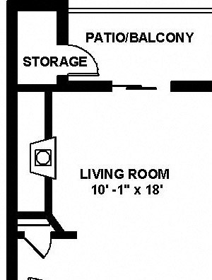 B3 2 bedroom 2 bathroom Floor plan B3 2 bedroom 2 bathroom Floor plan at Copper Ridge Apartments, WA, 98055